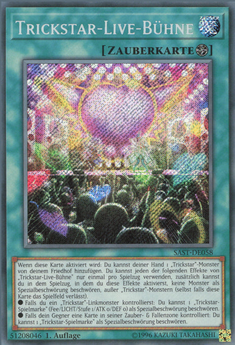 Trickstar-Live-Bühne SAST-DE058 Secret Rare