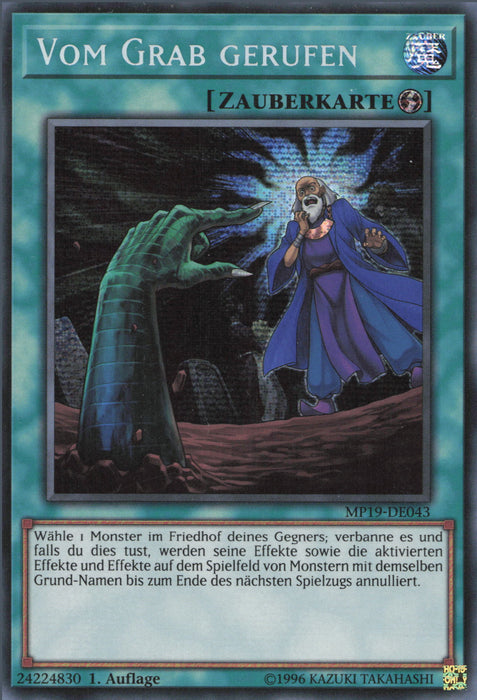 Vom Grab gerufen MP19-DE043 Secret Rare