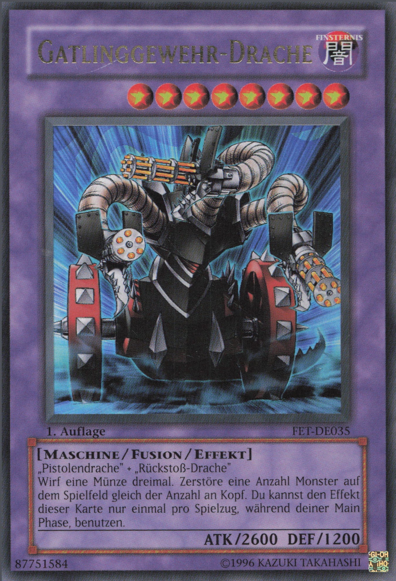 Yu-Gi-Oh! Gatlinggewehr-Drache (V.1)