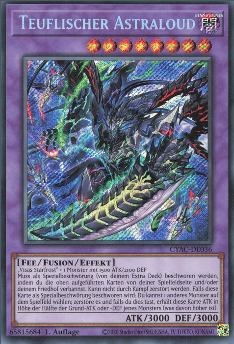 Teuflischer Astraloud CYAC-DE036 Secret Rare