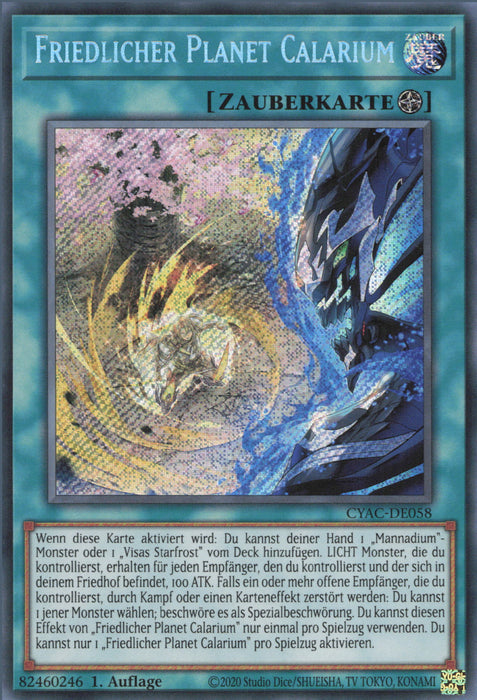 Friedlicher Planet Calarium CYAC-DE058 Secret Rare