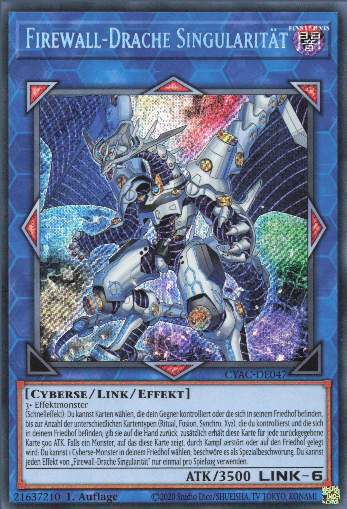 Yu-Gi-Oh! Firewall-Drache Singularität (V.1)