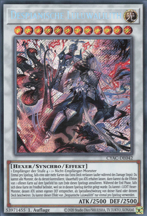 Despianische Luluwalilith (V.1) CYAC-DE042 Secret Rare