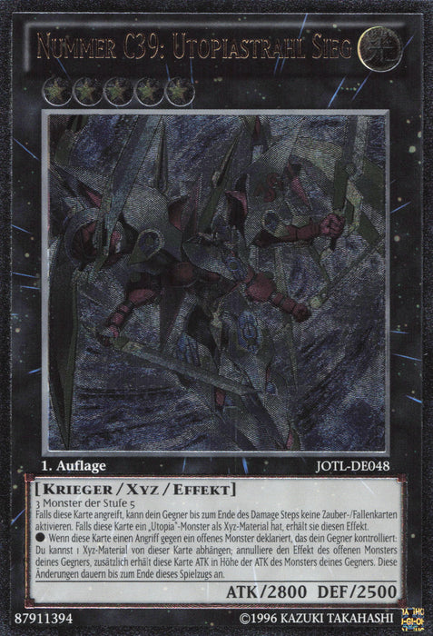 Nummer C39: Utopiastrahl Sieg (V.2) JOTL-DE048 Ultimate Rare