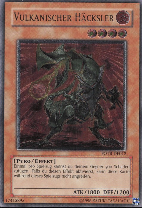 Vulkanischer Häcksler (V.2) FOTB-DE012 Ultimate Rare