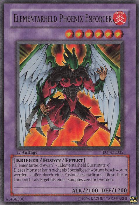 Elementar-HELD Phoenix Enforcer (V.1) EOJ-DE032 Ultra Rare