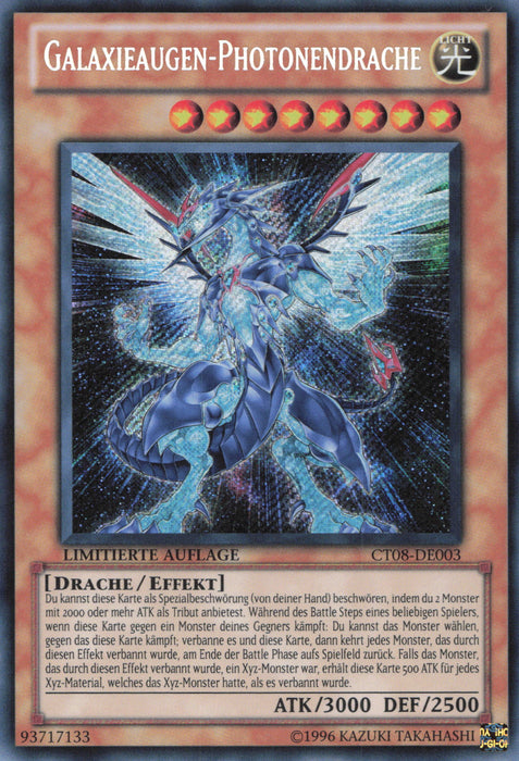 Galaxieaugen-Photonendrache CT08-DE003 Secret Rare