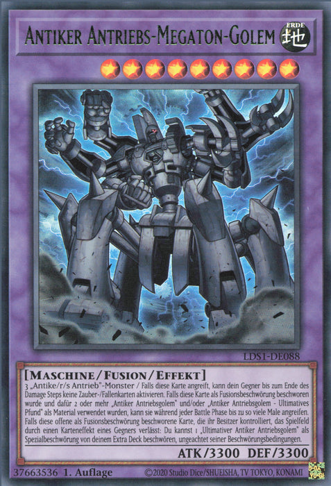 Antiker Antriebs-Megaton-Golem (V.2) LDS1-DE088 Ultra Rare