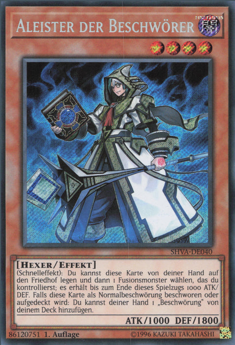 Aleister der Beschwörer SHVA-DE040 Secret Rare