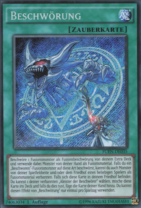 Beschwörung FUEN-DE035 Secret Rare