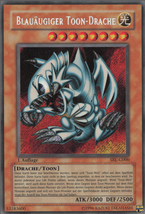 Blauäugiger Toon-Drache (V.1) SRL-DE000 Secret Rare