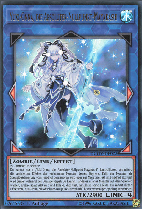 Yuki-Onna, die Absoluter-Nullpunkt-Mayakashi DUOV-DE025 Ultra Rare