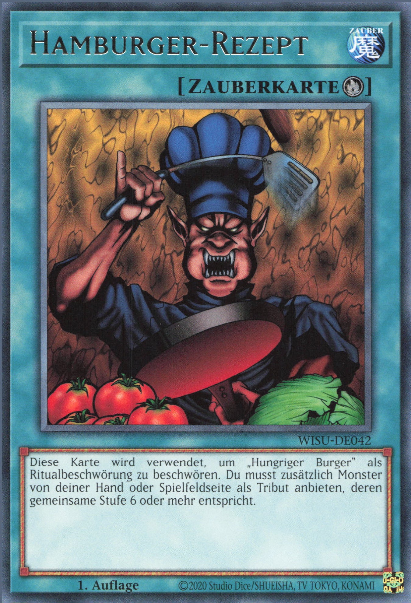 Yu-Gi-Oh! Hamburger Rezept