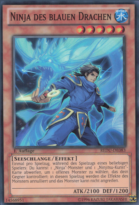 Ninja des blauen Drachen REDU-DE083 Super Rare
