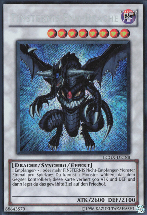 Finsternis End Drache LCGX-DE188 Secret Rare