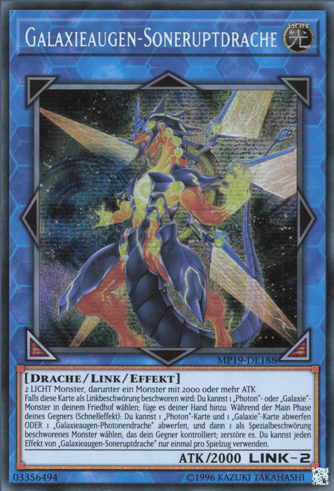 Galaxieaugen-Soneruptdrache MP19-DE188 Secret Rare