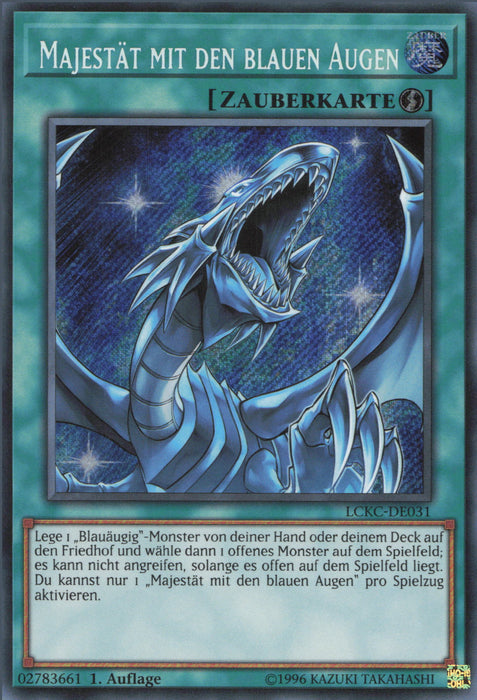 Majestät mit den blauen Augen LCKC-DE031 Secret Rare