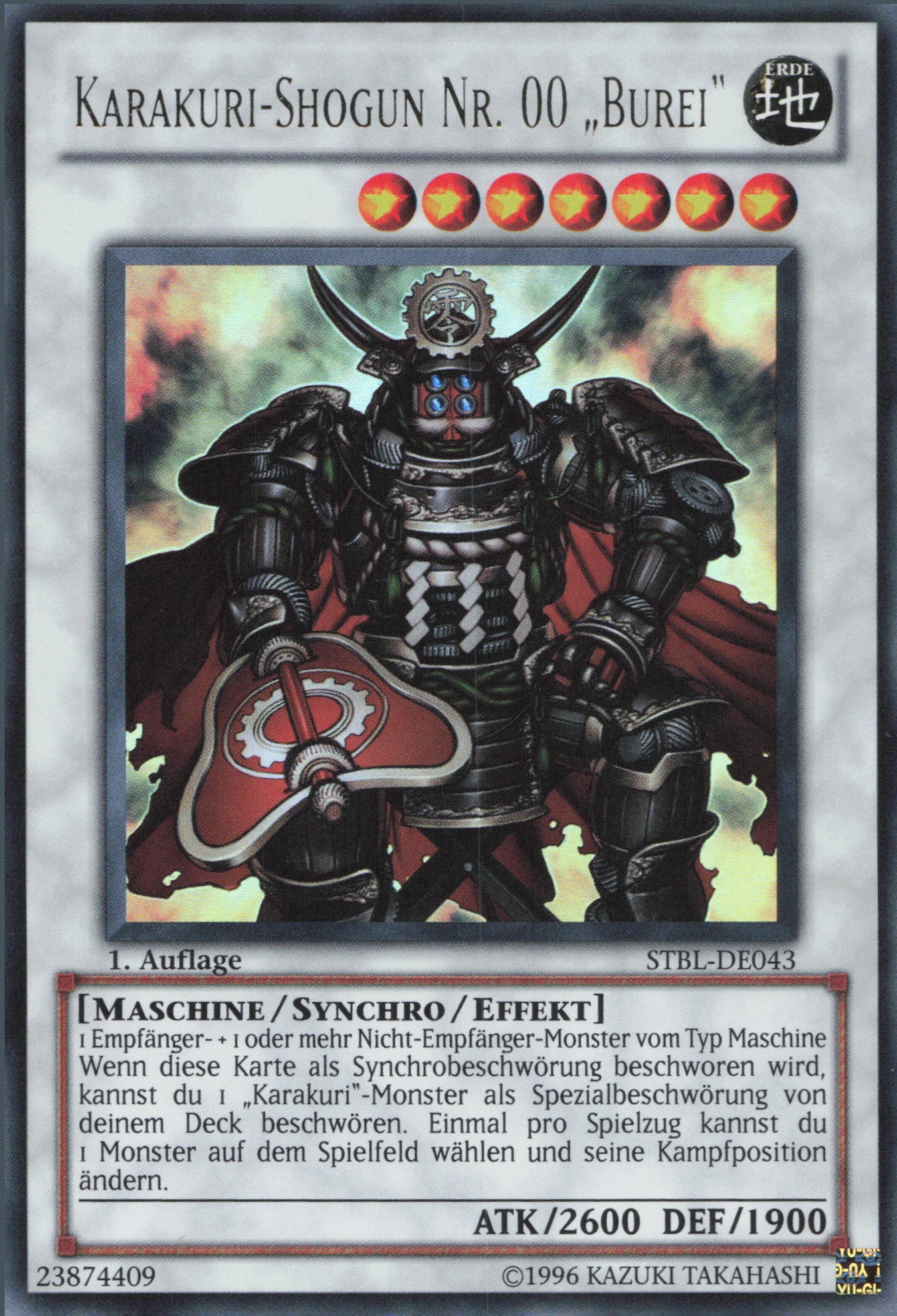 Yu-Gi-Oh! Karakuri-Shogun Nr. 00 "Burei" (V.1)