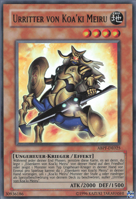 Urritter von Koa'ki Meiru (V.1) ABPF-DE025 Ultra Rare