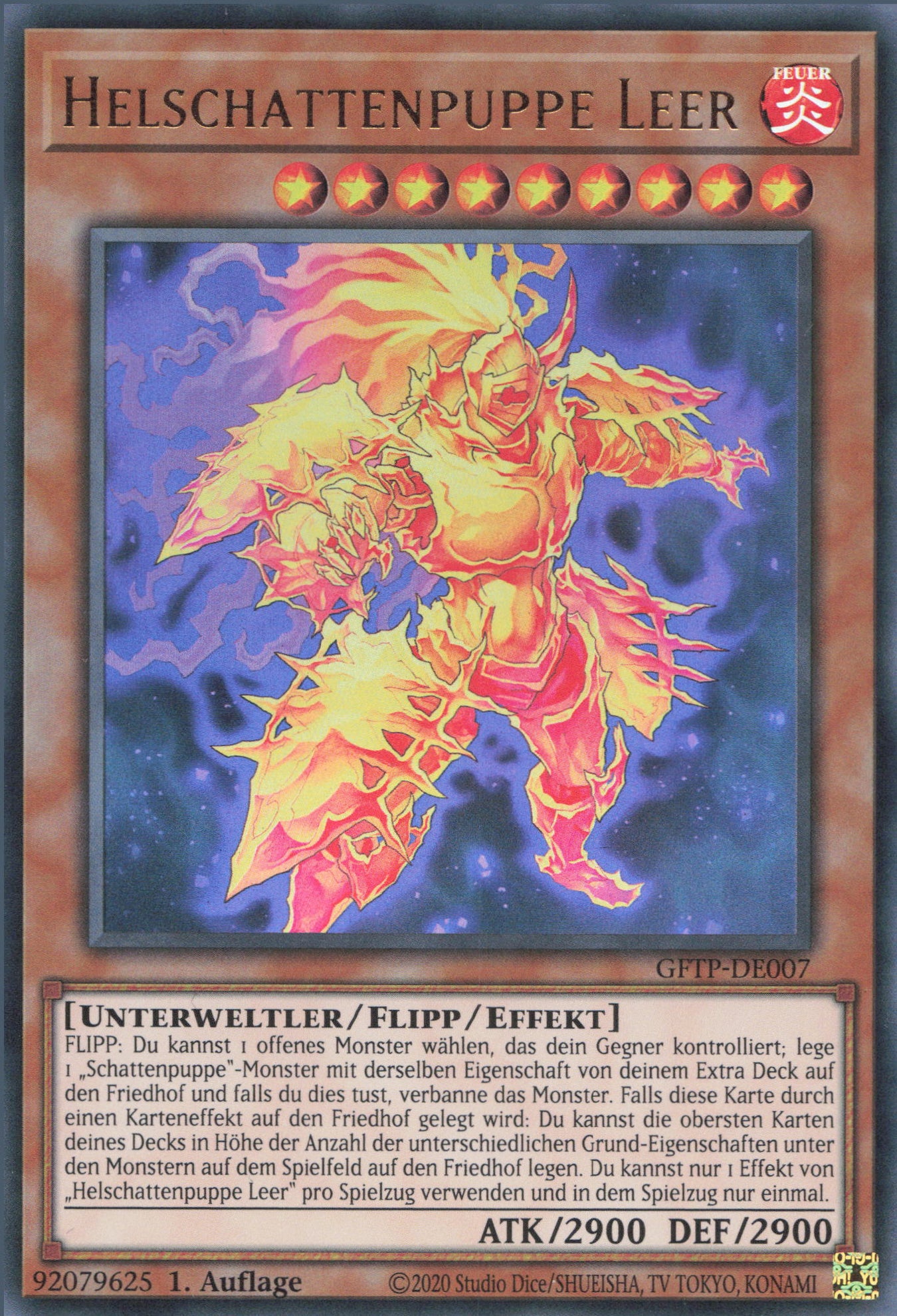 Yu-Gi-Oh! Helschattenpuppe Leer