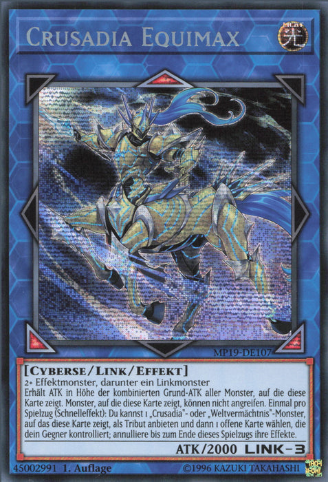 Crusadia Equimax MP19-DE107 Secret Rare