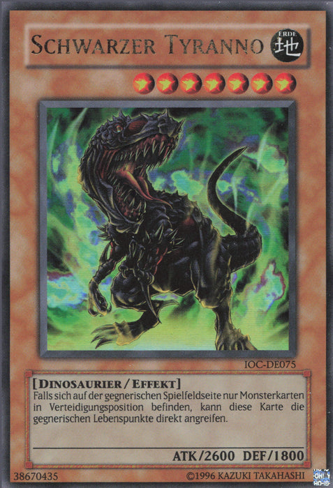 Schwarzer Tyranno (V.1) IOC-DE075 Ultra Rare