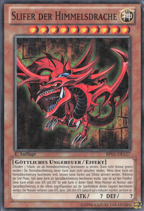 Slifer der Himmelsdrache BP02-DE127 Mosaic Rare