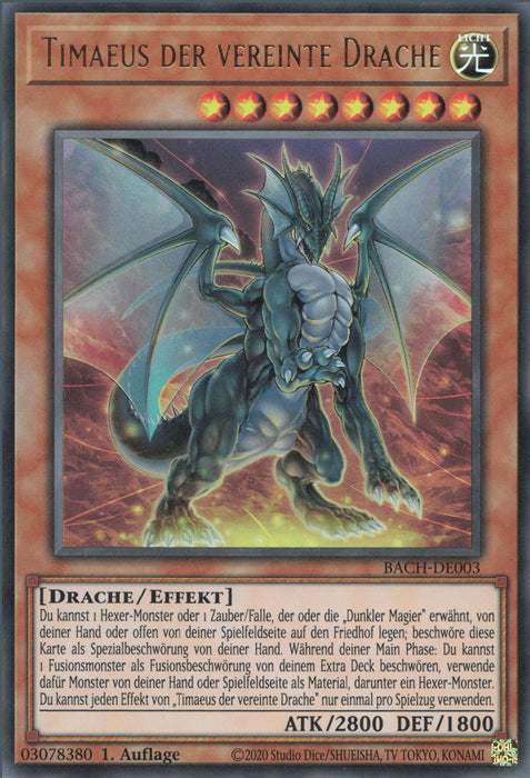 Timaeus der vereinte Drache BACH-DE003 Ultra Rare