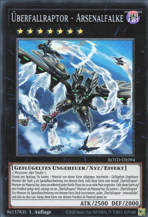 Überfallraptor - Arsenalfalke ROTD-DE094 Super Rare