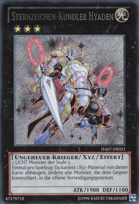 Sternzeichen-Kundler Hyaden HA07-DE021 Secret Rare