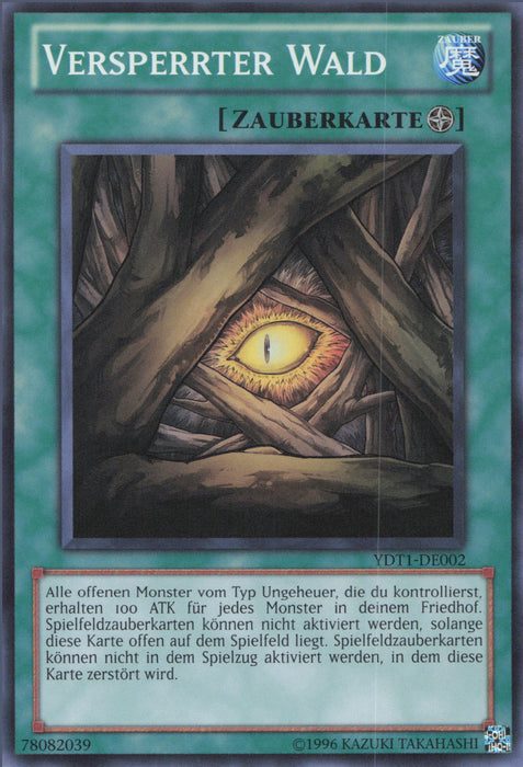 Versperrter Wald (V.2) YDT1-DE002 Super Rare
