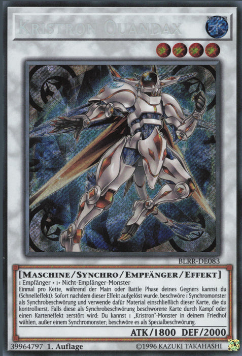 Kristron Quandax BLRR-DE083 Secret Rare