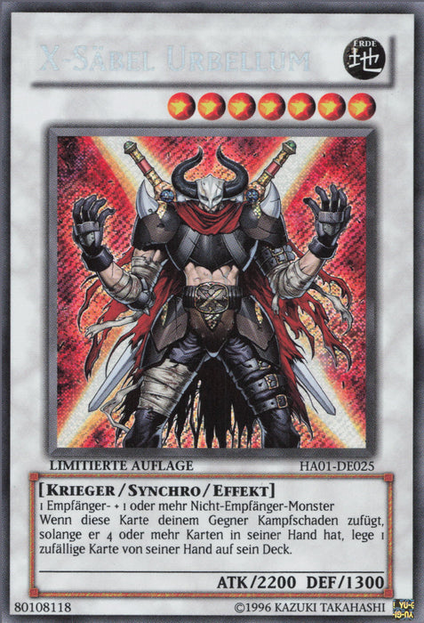 X-Säbel Urbellum HA01-DE025 Secret Rare