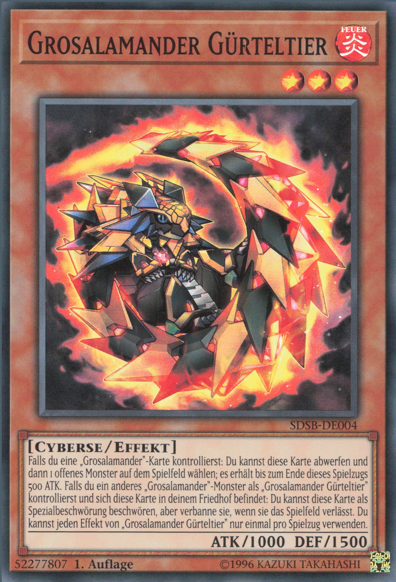 Yu-Gi-Oh! Grosalamander Gürteltier