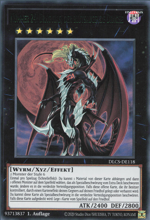 Nummer 24: Dragulas, der blutsaugende Drache (V.3) DLCS-DE118 Ultra Rare