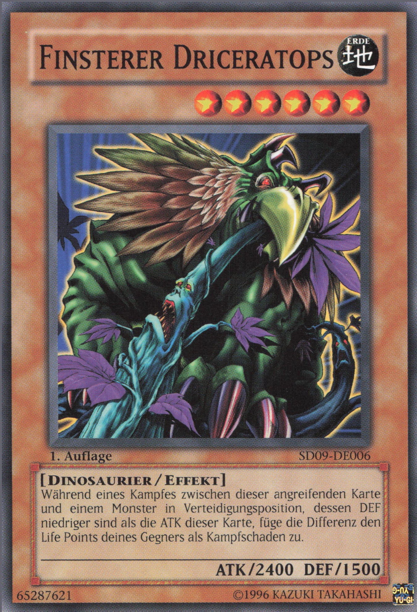 Yu-Gi-Oh! Finsterer Driceratops