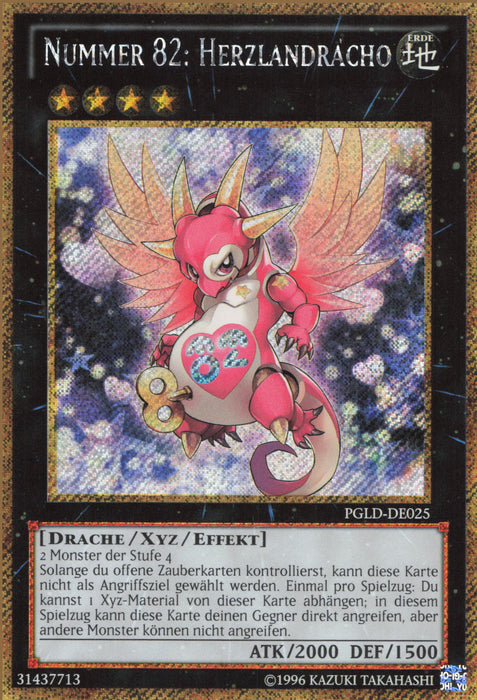 Nummer 82: Herzlandracho PGLD-DE025 Gold Secret Rare