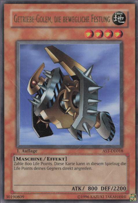 Getriebe-Golem, Die Bewegliche Festung AST-DE018 Ultra Rare