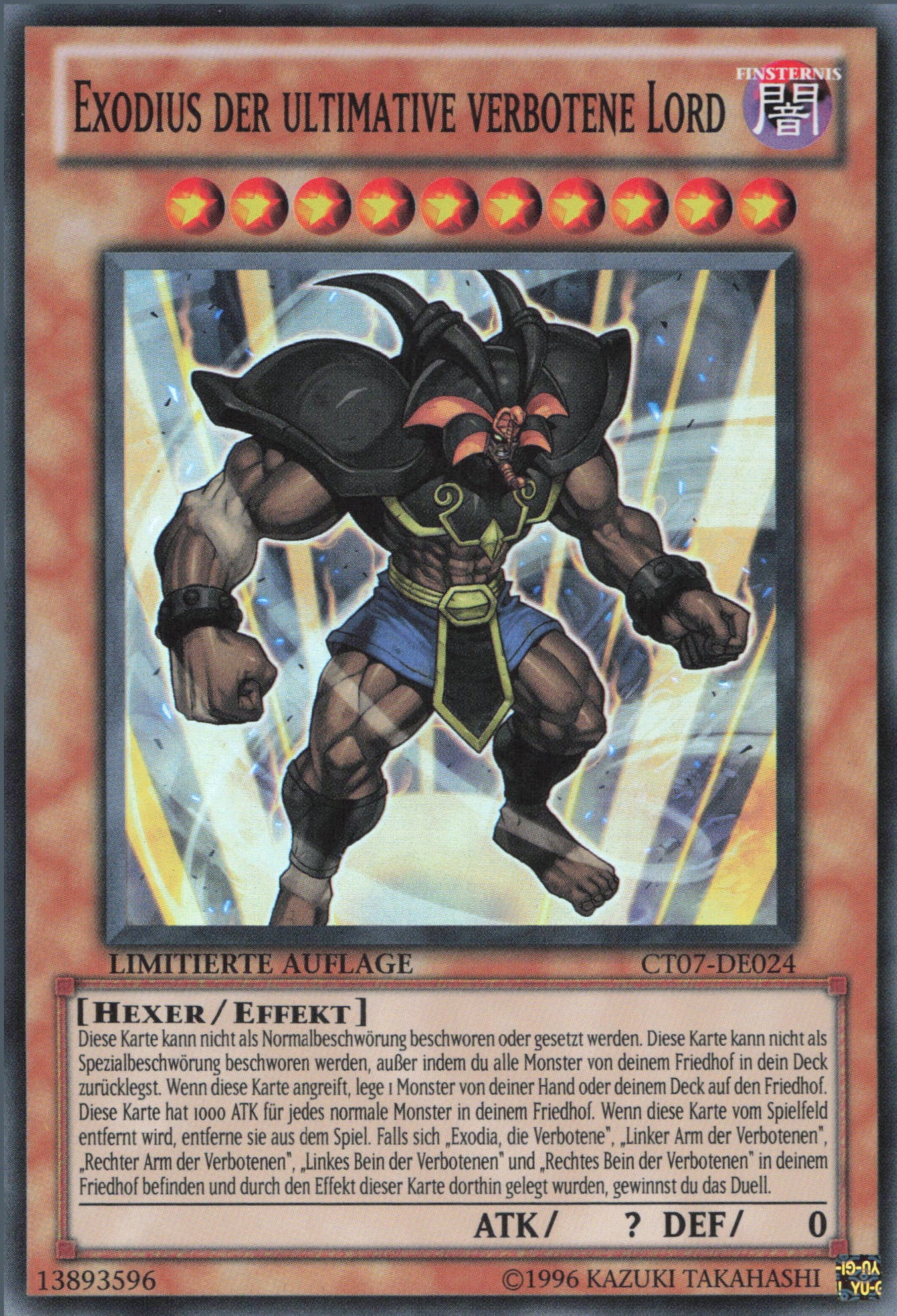 Yu-Gi-Oh! Exodius der ultimative verbotene Lord