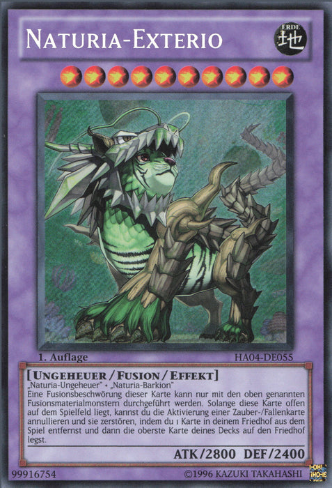 Naturia-Exterio HA04-DE055 Secret Rare