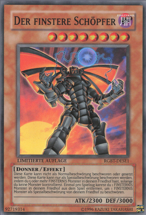 Der finstere Schöpfer RGBT-DESE1 Super Rare