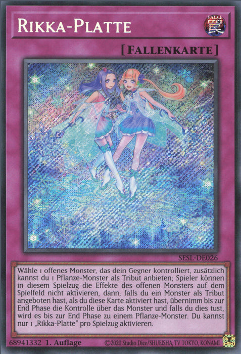 Rikka-Platte SESL-DE026 Secret Rare