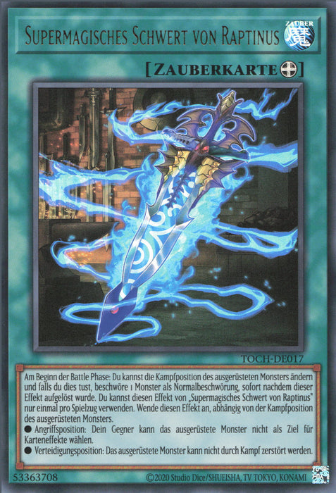 Supermagisches Schwert von Raptinus TOCH-DE017 Ultra Rare