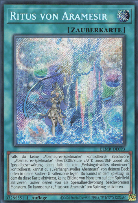 Ritus von Aramesir (V.1) BLMR-DE093 Secret Rare