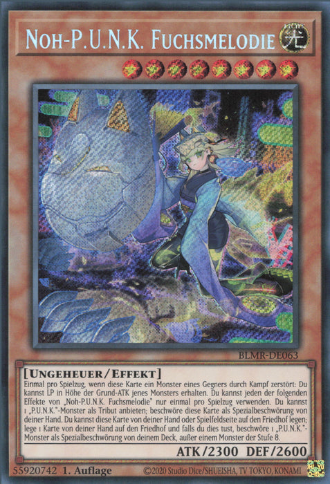 Noh-P.U.N.K. Fuchsmelodie (V.1) BLMR-DE063 Secret Rare