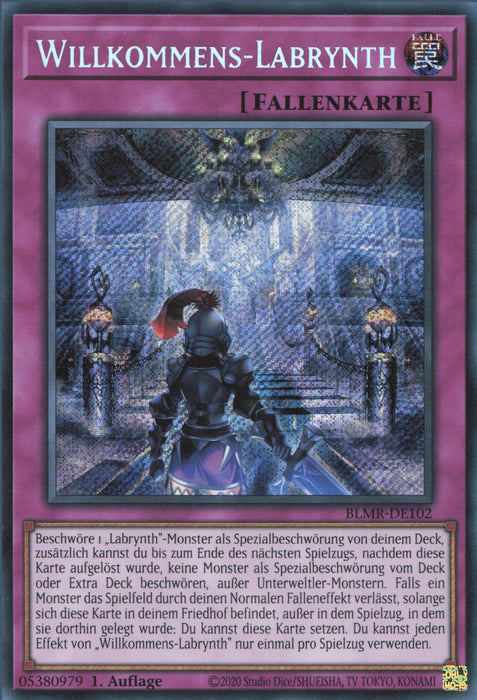 Willkommens-Labrynth (V.1) BLMR-DE102 Secret Rare