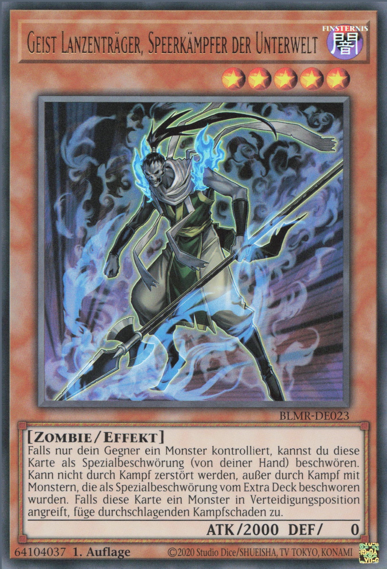 Yu-Gi-Oh! Ghost Lancer, the Underworld Spearman