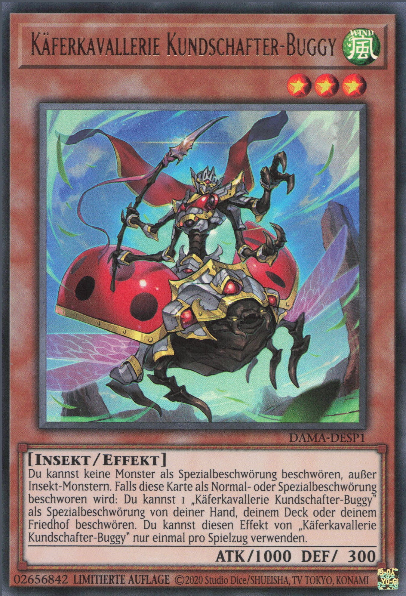 Yu-Gi-Oh! Käferkavallerie Kundschafter-Buggy (V.2)