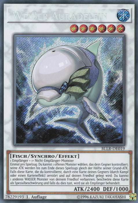 Weißer Auradelfin BLLR-DE019 Secret Rare