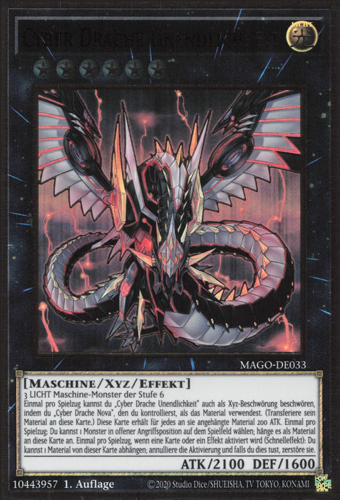 Cyber Drache Unendlichkeit (V.1) MAGO-DE033 Premium Gold Rare